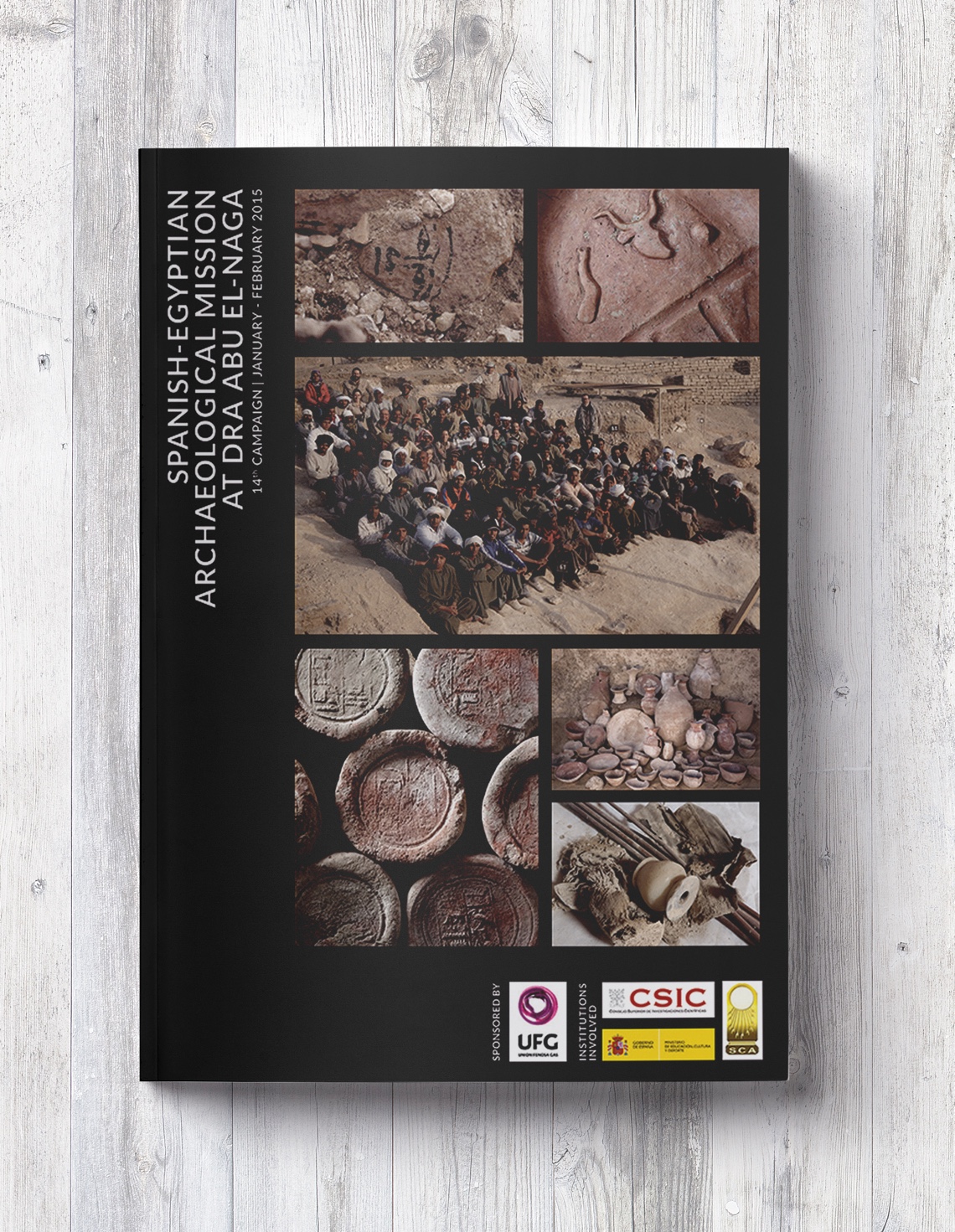 Diseño y maquetación con InDesign de los dossieres del Proyecto Djehuty. 