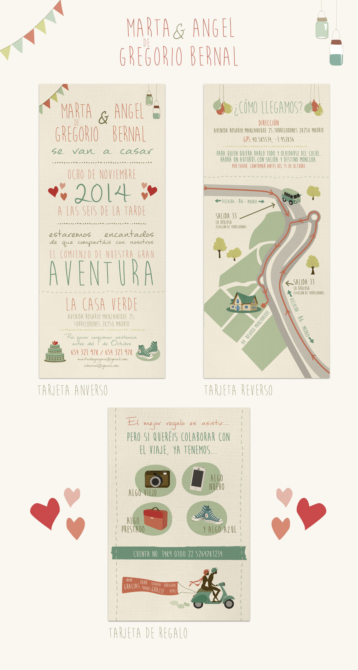Diseño y maquetación con Photoshop de invitaciones.