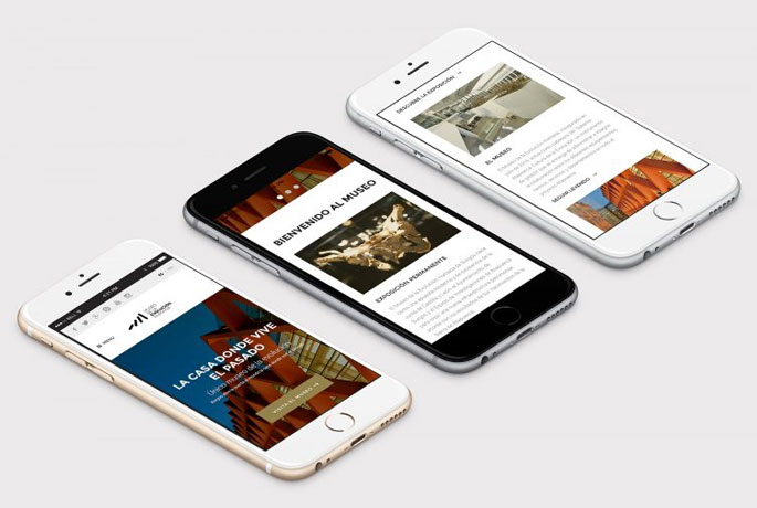 Propuesta de web responsive presentada al Museo de la Evolución Humana (Burgos).