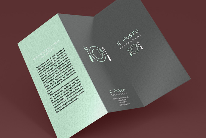 Diseño y maquetación de trípticos.